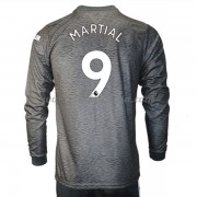 Fotbalové Dresy Levně Manchester United Anthony Martial 9 Venkovní Dres Dlouhým Rukávem 2020-21..